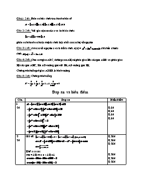 Đề luyện thi học sinh giỏi môn Toán Lớp 8 - Đề 1 (Có đáp án)